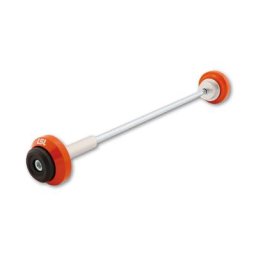 LSL Axle ball GONIA avant BMW RnineT, Racer / Scrambler, orange, avant