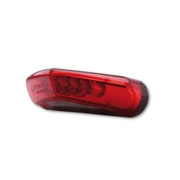 SHIN YO LED feu arrière, verre rouge, noir