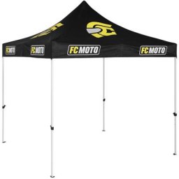 FC-Moto 2.0 3 x 3 m Tente en acier, noir
