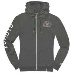 FC-Moto Moto-H Dames Zip Hoodie, gris, taille XL pour Femmes