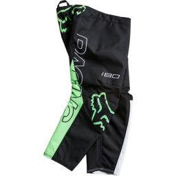 FOX Skew Pantalon de motocross pour enfants, noir-vert, taille XS 29 pour Des gamins