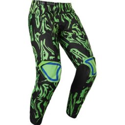 Fox 180 Peril Pantalon de motocross, noir-vert, taille 32