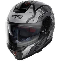 Nolan N80-8 Starscream N-Com Casque, noir-gris, taille L