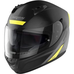Nolan N60-6 Staple Casque, noir-jaune, taille L