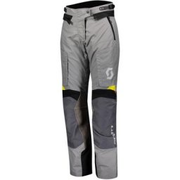 Scott Dualraid Dryo Pantalon textile de moto de dames, gris-jaune, taille 42 pour Femmes
