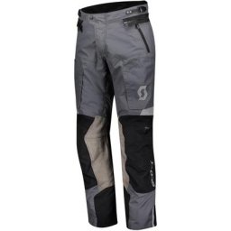 Scott Dualraid Dryo Pantalon textile de moto, noir-gris, taille L