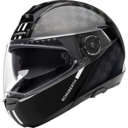 Schuberth C4 Pro Carbon Fusion Casque, noir-blanc, taille S