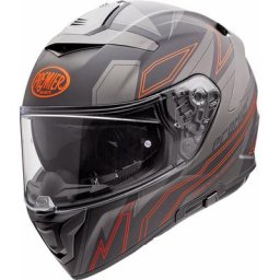 Premier Devil EL 93 BM Casque, gris-orange, taille L