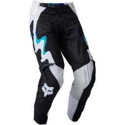 FOX 180 Kozmik Pantalon de motocross, noir-blanc, taille 28