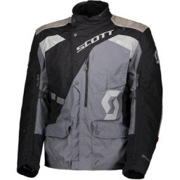 Scott Dualraid Dryo Veste textile de moto, noir-gris, taille XL