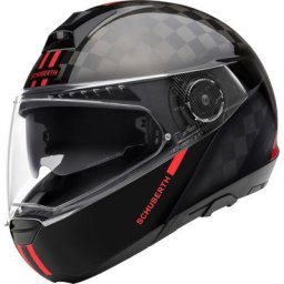 Schuberth C4 Pro Carbon Fusion Casque, noir-rouge, taille 53