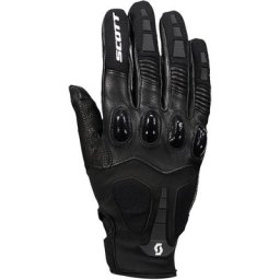 Scott Assault Pro Gants de moto, noir-blanc, taille 2XL