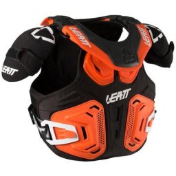 Leatt Fusion 2.0 Gilet protecteur pour enfants, orange, taille S M pour Des gamins
