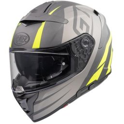 Premier Devil GT Y BM Casque, gris-jaune, taille M