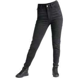 Pando Moto Kusari Cor Jeans moto pour dames, noir, taille 30 pour Femmes