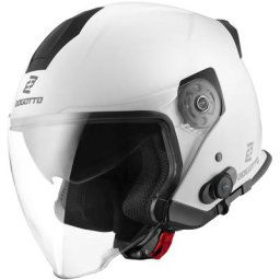 Bogotto V586 BT Casque Bluetooth Jet, blanc, taille L