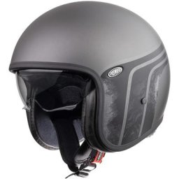 Premier Vintage BTR 17 BM Casque jet, gris, taille XL