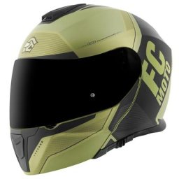 FC-Moto Novo Circuit Casque, noir-vert, taille S