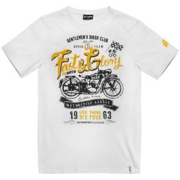FC-Moto Fast and Glory T-Shirt, blanc, taille S