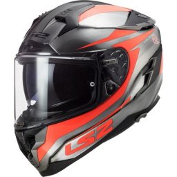 LS2 FF327 Challenger Cannon Casque, argent, taille 2XS