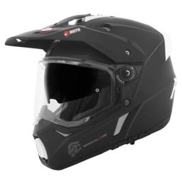 FC-Moto Merkur Pro Straight Casque d’enduro, noir-blanc, taille XL
