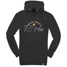 FC-Moto FCM-Sign-D Sweat à capuche long pour dames, noir, taille M pour Femmes