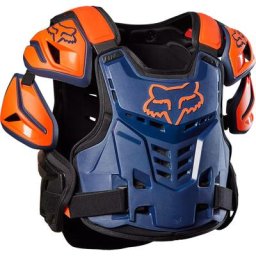 FOX Raptor Veste protectrice, bleu-orange, taille L XL