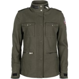 Helstons Tara Veste textile de moto de dames, vert-brun, taille S pour Femmes
