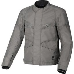 Macna Raptor Veste textile de moto imperméable, gris, taille XL