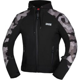 IXS Moto Camo Veste textile de moto, noir-multicolore, taille S