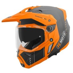 FC-Moto Merkur Pro Air Casque d’enduro, noir-orange, taille M