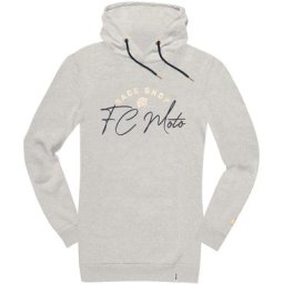 FC-Moto FCM-Sign-D Sweat à capuche long pour dames, gris, taille XL pour Femmes