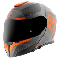 FC-Moto Novo Circuit Casque, noir-orange, taille XS