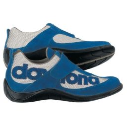 Daytona Moto Fun Chaussures de moto, bleu-argent, taille 46
