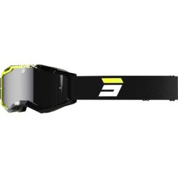 Shot Iris 2.0 Fusion Lunettes de motocross, noir-jaune