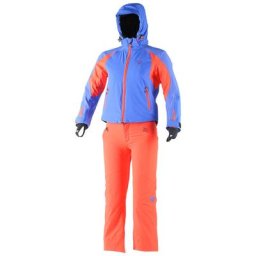 Dainese Starship D-Dry Veste de ski pour enfants et pantalon, rouge-bleu, taille XS 134 pour Des gamins