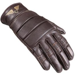 Black-Cafe London Retro Gants de moto, brun, taille XS