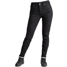 Pando Moto Kissaki Black Jeans de moto de dames, noir, taille 34 pour Femmes