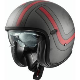 Premier Vintage Platinum ED EX 92 BM Casque Jet, gris-argent, taille M