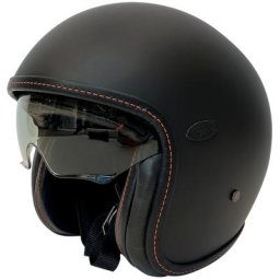 Premier Vintage U9 BM Orange Sewing Casque jet, noir, taille XS