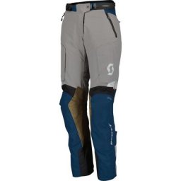Scott Dualraid Dryo Pantalon textile de moto de dames, gris-bleu, taille 42 pour Femmes