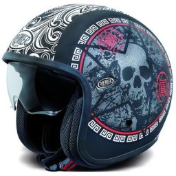 Premier Vintage SK9 Casque jet, noir, taille L