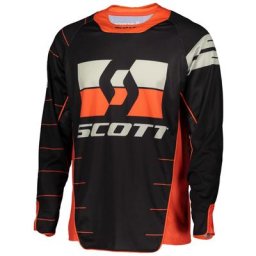 Scott Enduro Maillot de motocross, noir-orange, taille XL