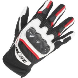 Büse Safe Ride Gants, noir-blanc-rouge, taille 4XL