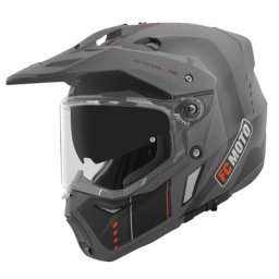 FC-Moto Merkur Pro Air Casque d’enduro, noir-gris, taille M