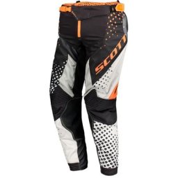 Scott 450 Angled Pantalon de motocross, noir-orange, taille 28