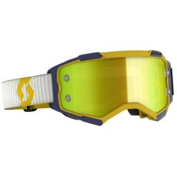 Scott Fury Chrome Lunettes Motocross, bleu-jaune