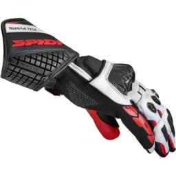 Spidi Carbo 5 Gants, noir-blanc-rouge, taille M