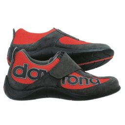 Daytona Moto Fun Chaussures de moto, gris-rouge, taille 41