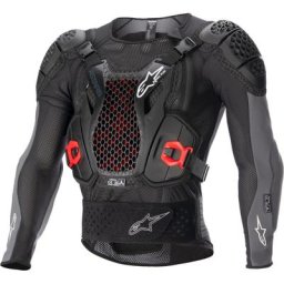 Alpinestars Bionic Plus V2 Veste protectrice, noir-rouge, taille M